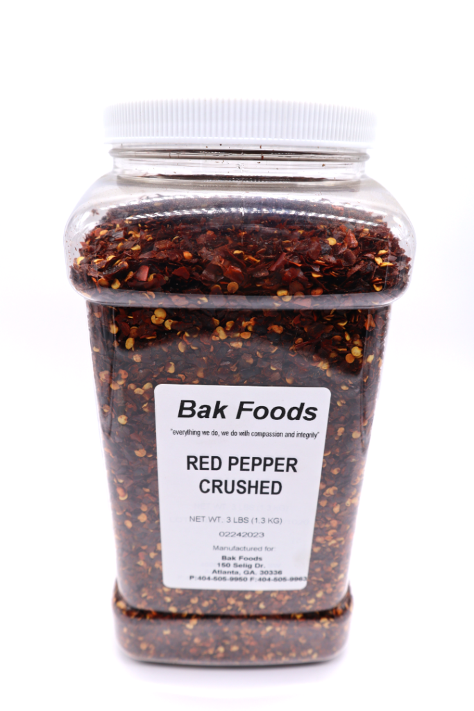 Crushed Red Pepper 3lb Tub