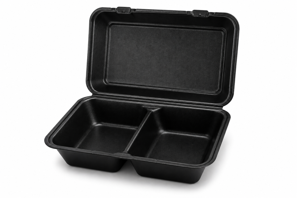 Termo Env 3 compt 8x8x3 Black 200 count