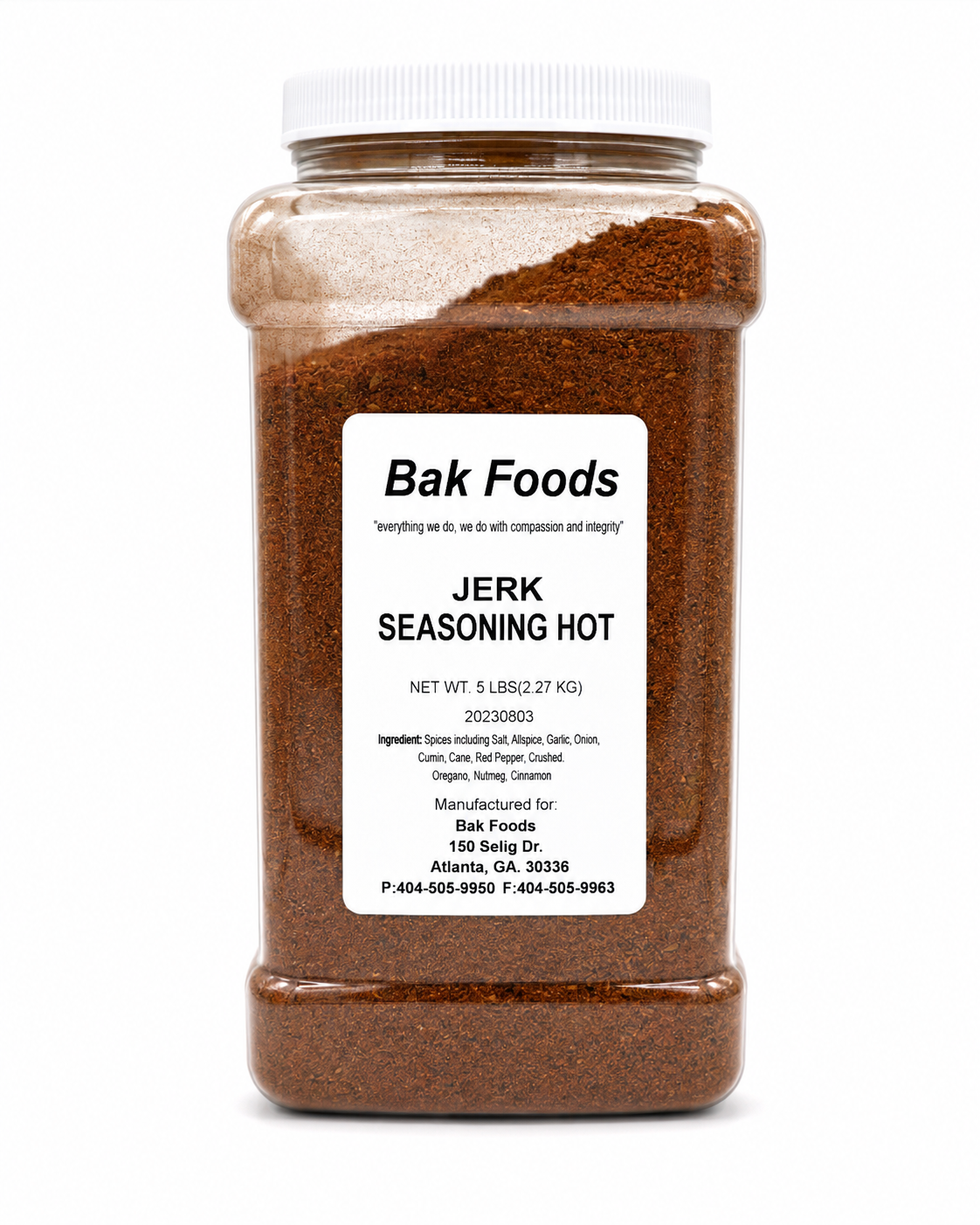Jerk Seasoning Dry Rub HOT 5lb