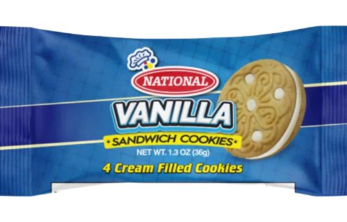 National Vanilla Sandwich Cookie 40x36g